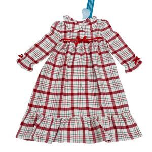 NWT Little English 18M Holiday Plaid Classic Nightgown